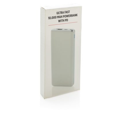 Branded Ultra Fast 10,000 mAh Powerbank for Trade Shows