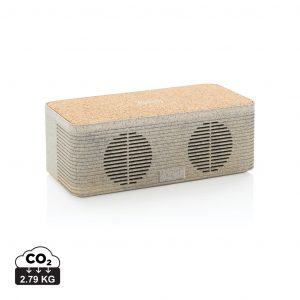 Wheatstraw Wireless Charging Speaker – Personalised Eco Gift