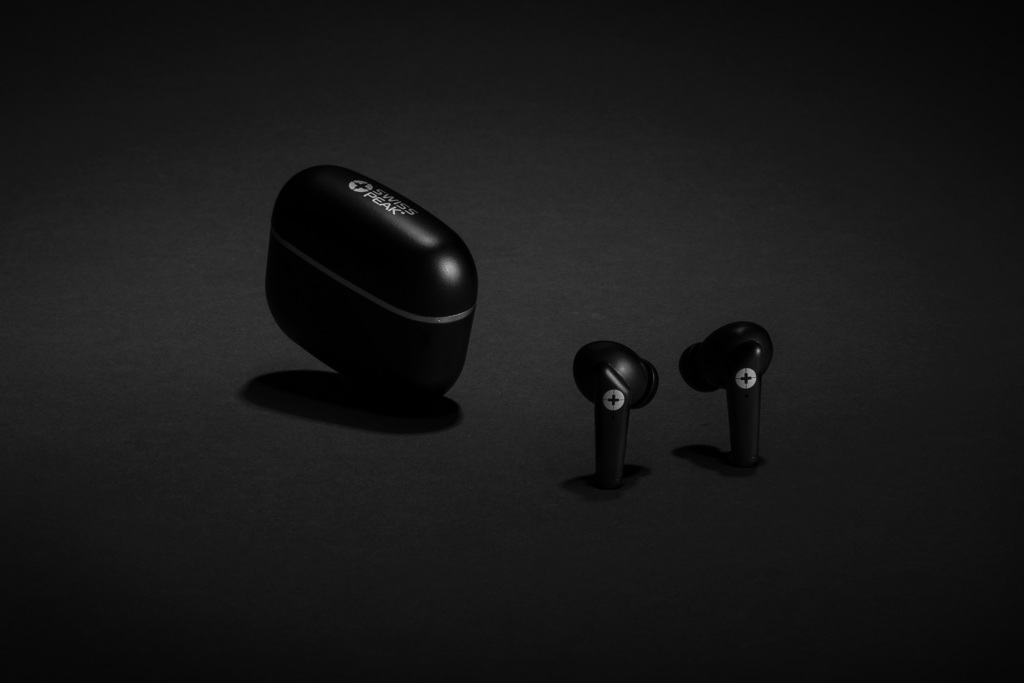 RCS recycled plastic Swiss Peak TWS earbuds 2.0 10 RCS recycled plastic Swiss Peak TWS earbuds 2.0