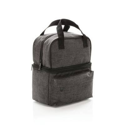 Branded Cooler Bag with 2 Insulated Compartments for Promotions