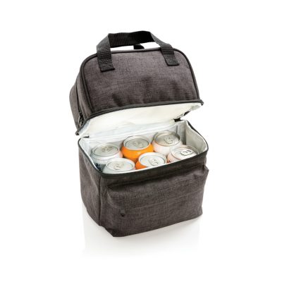 Branded Cooler Bag with 2 Insulated Compartments for Promotions
