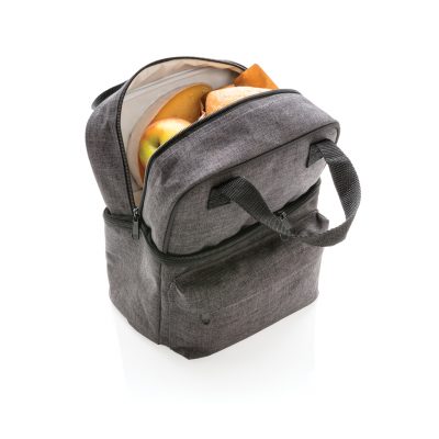 Branded Cooler Bag with 2 Insulated Compartments for Promotions