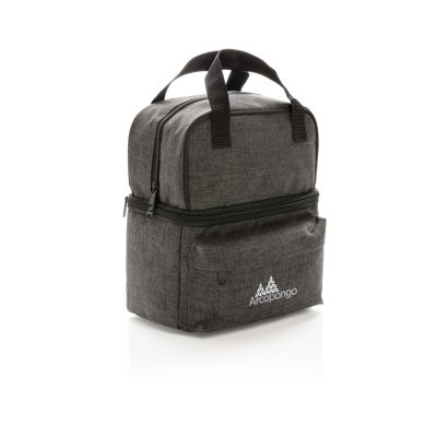 Branded Cooler Bag with 2 Insulated Compartments for Promotions