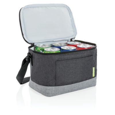Branded Duo Colour RPET Cooler Bag with Front Pocket