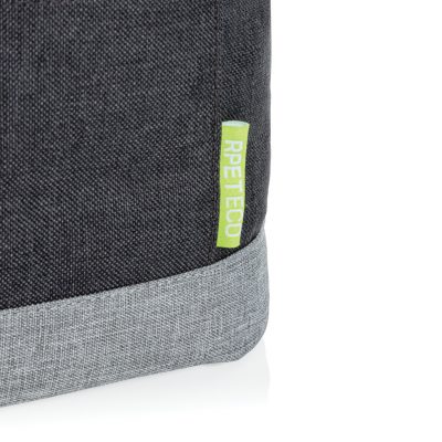 Branded Duo Colour RPET Cooler Bag with Front Pocket