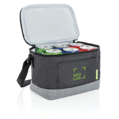 Branded Duo Colour RPET Cooler Bag with Front Pocket