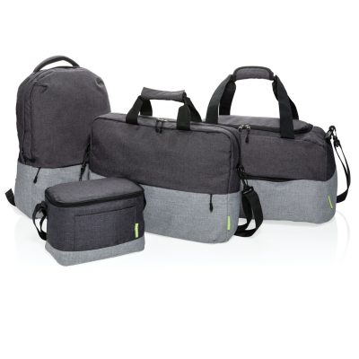 Branded Duo Colour RPET Cooler Bag with Front Pocket