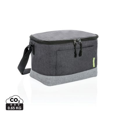 Branded Duo Colour RPET Cooler Bag with Front Pocket