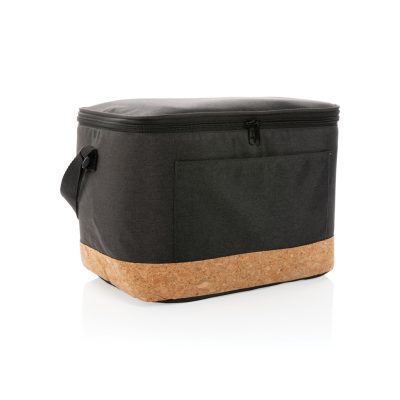 Branded Two-Tone Cooler Bag with Cork Detail for Events