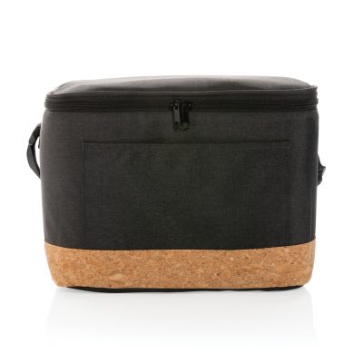 Branded Two-Tone Cooler Bag with Cork Detail for Events