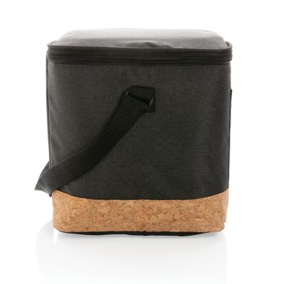 Branded Two-Tone Cooler Bag with Cork Detail for Events