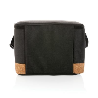 Branded Two-Tone Cooler Bag with Cork Detail for Events