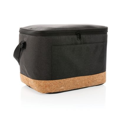 Branded Two-Tone Cooler Bag with Cork Detail for Events