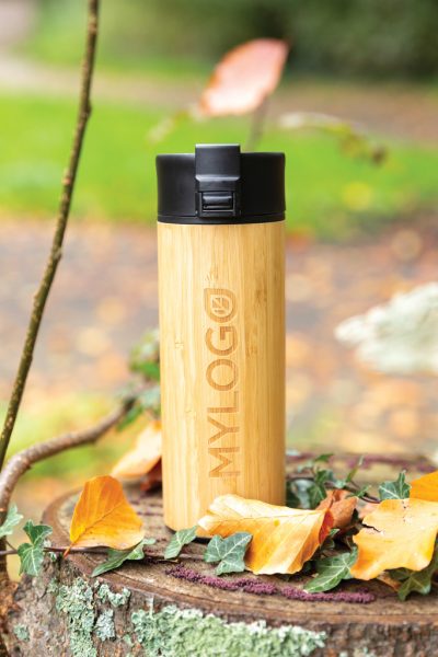 Branded Bogota Vacuum Bamboo Mug – Eco-Friendly & Stylish