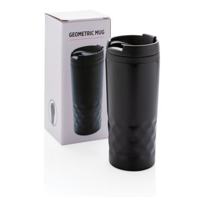 Branded Geometric Mug – Stylish 300ml Tumbler for Events