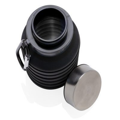 Custom Leakproof Collapsible Silicone Bottle for Adventures