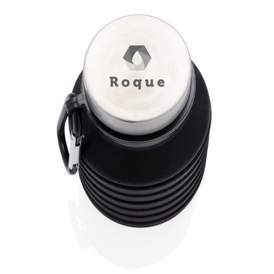 Custom Leakproof Collapsible Silicone Bottle for Adventures