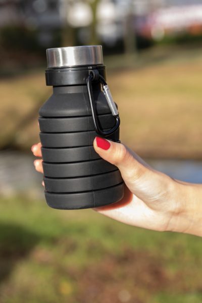 Custom Leakproof Collapsible Silicone Bottle for Adventures