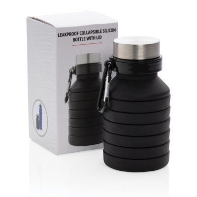 Custom Leakproof Collapsible Silicone Bottle for Adventures