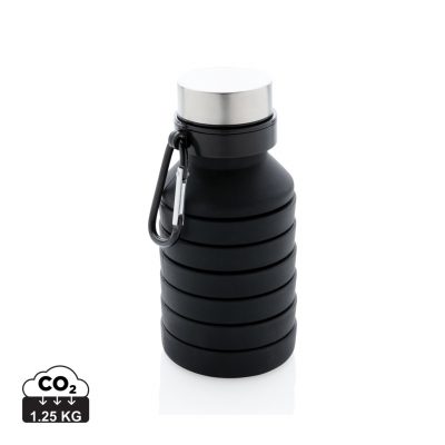 Custom Leakproof Collapsible Silicone Bottle for Adventures
