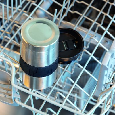 Branded Stainless Steel Coffee Mug – Safe for Dishwasher