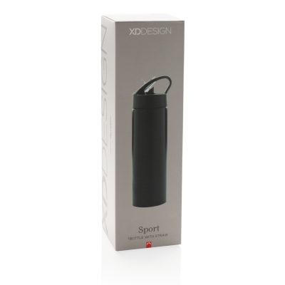 Personalised Sport Bottle with Straw – 500ml Eco Hydration