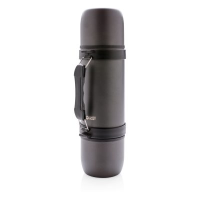 Branded Vacuum Flask with 2 Cups – Perfect for Outdoor Gifts
