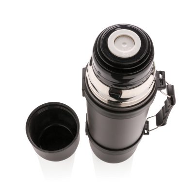 Branded Vacuum Flask with 2 Cups – Perfect for Outdoor Gifts
