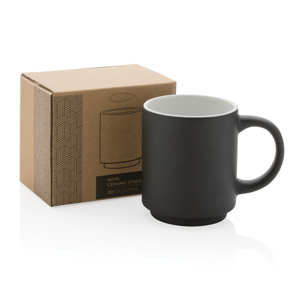 Ceramic stackable mug 180ml Ceramic stackable mug 180ml