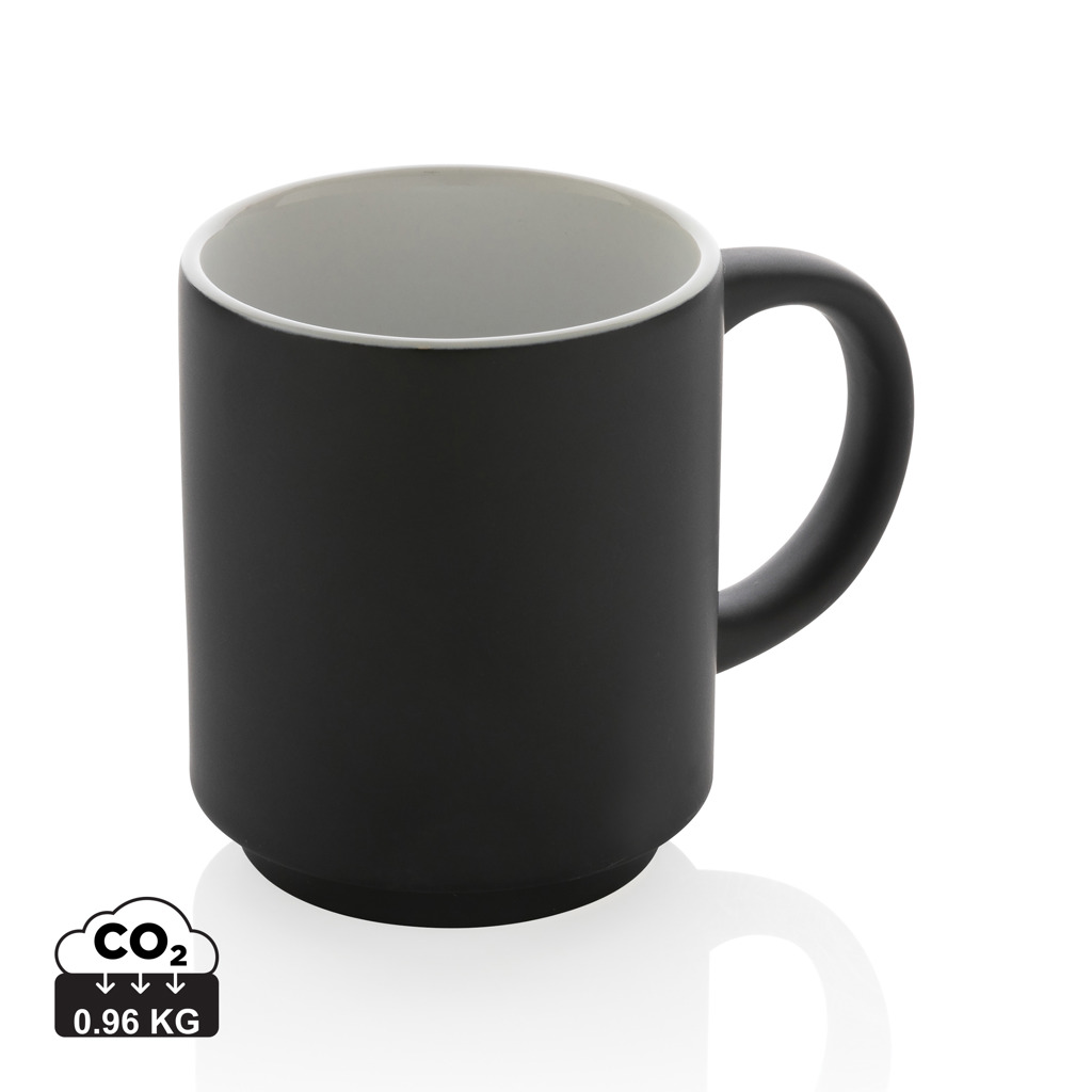 Ceramic stackable mug 180ml Ceramic stackable mug 180ml