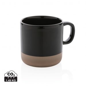 Glazed ceramic mug 360ml Glazed ceramic mug 360ml
