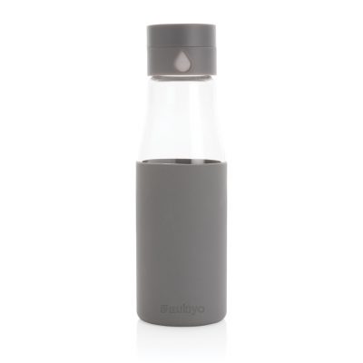 Custom Ukiyo Glass Hydration Bottle with Tracking Sleeve