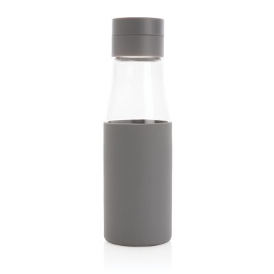 Custom Ukiyo Glass Hydration Bottle with Tracking Sleeve