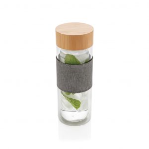 Personalised Impact Double Wall Borosilicate Glass Bottle