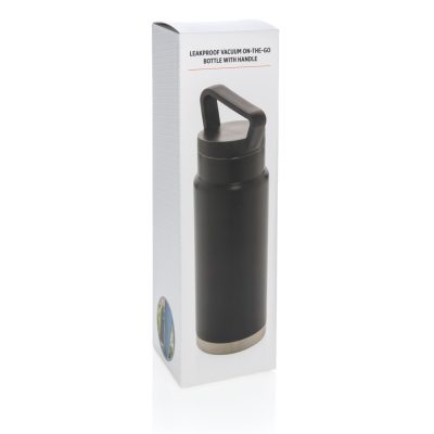 Custom Leakproof Vacuum Bottle with Handle – 15 Hours Cold