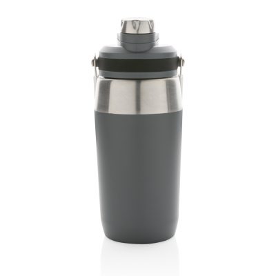 Branded 500ml Vacuum Steel Bottle with Dual Function Lid