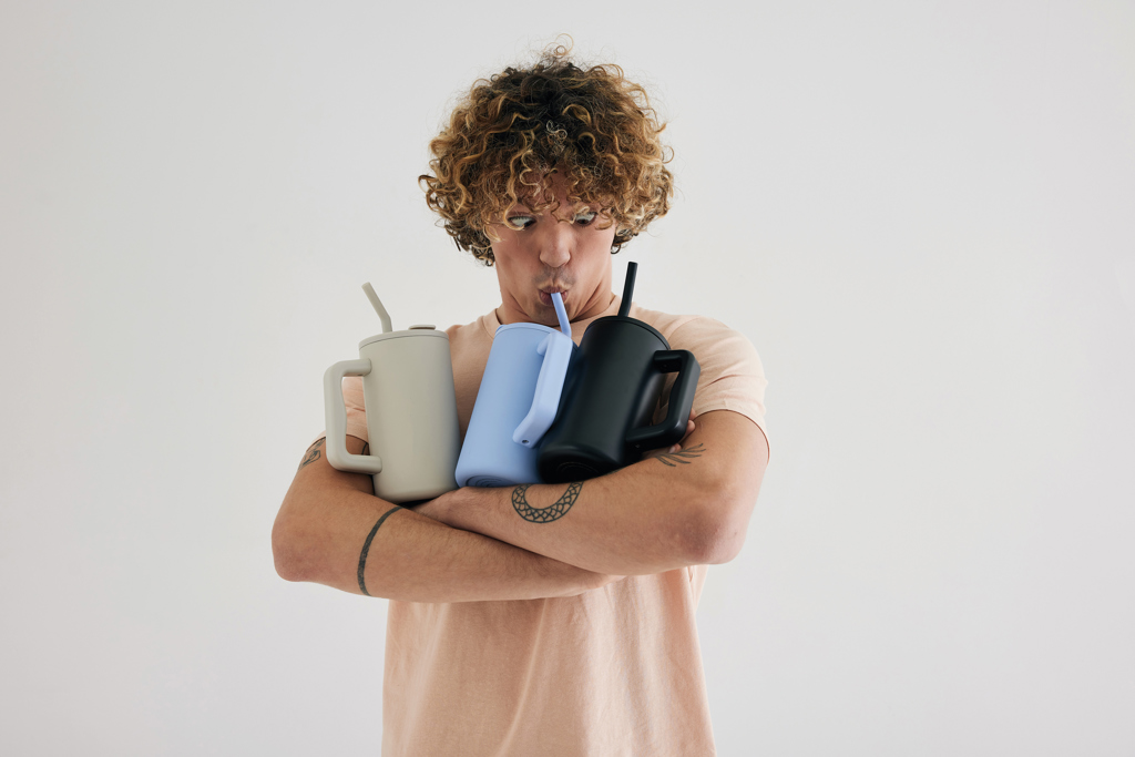 Cube RCS certified recycled steel mug 800ml Cube RCS certified recycled steel mug 800ml