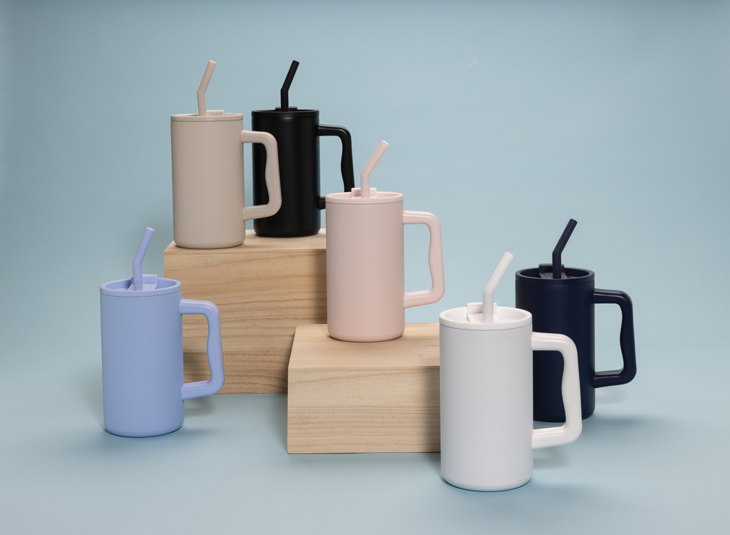 Cube RCS certified recycled steel mug 800ml Cube RCS certified recycled steel mug 800ml