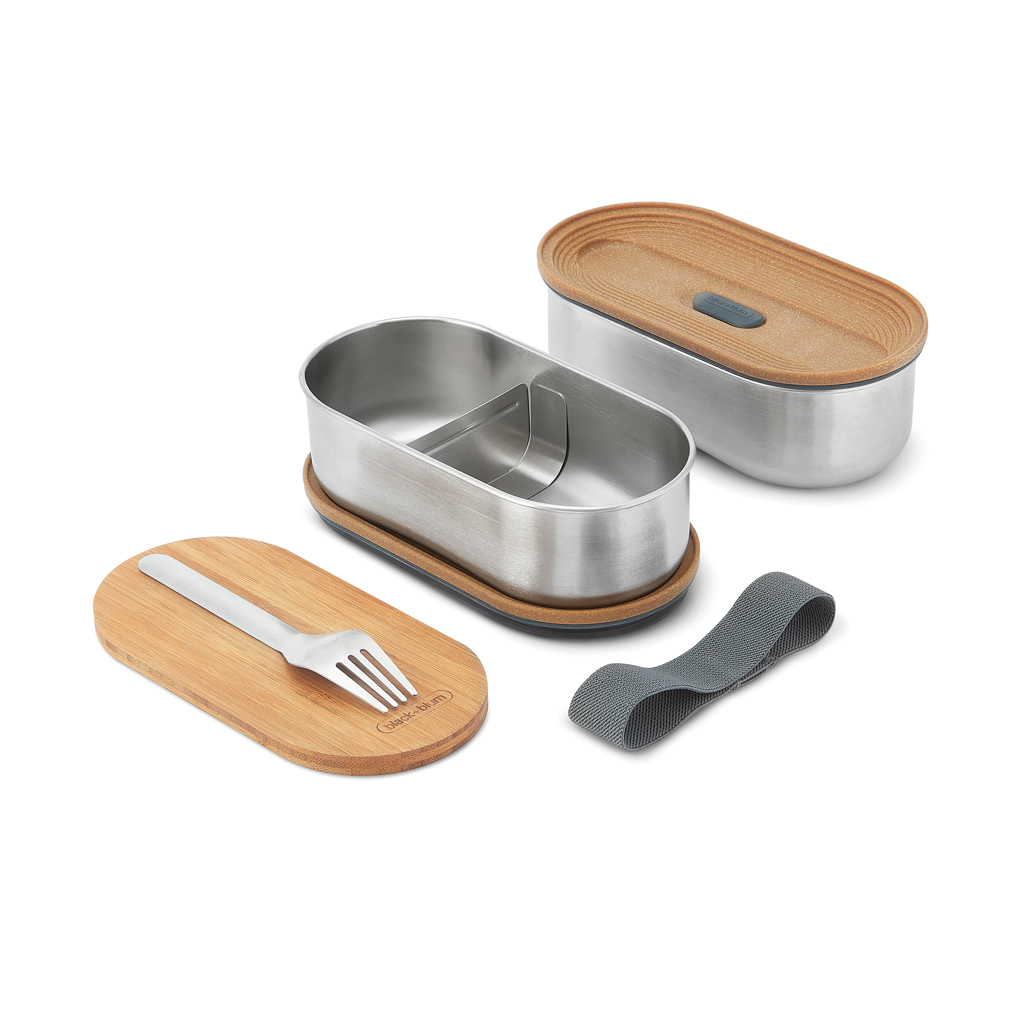 Black+Blum Stainless Steel Double Bento Box Black+Blum Stainless Steel Double Bento Box