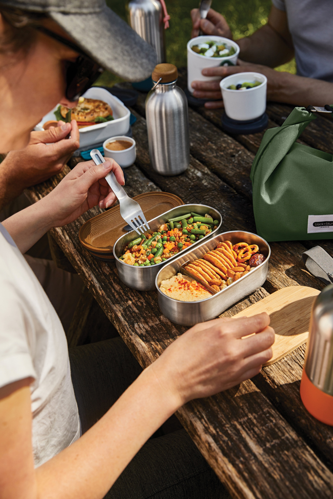 Black+Blum Stainless Steel Double Bento Box Black+Blum Stainless Steel Double Bento Box