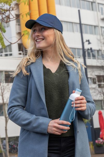 Impact 6 panel 280gr Recycled cotton cap with AWARE™ tracer
