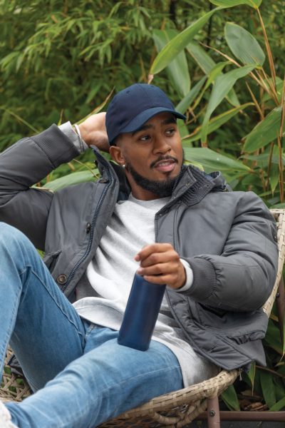 Impact 6 panel 280gr Recycled cotton cap with AWARE™ tracer