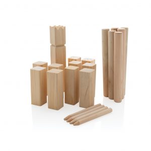 Personalised Wooden Kubb Set for Engaging Summer Promotions