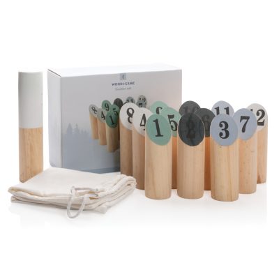 Personalised Wooden Scatter Set for Unique Brand Engagement