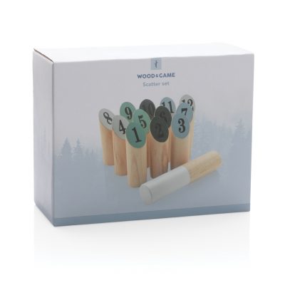 Personalised Wooden Scatter Set for Unique Brand Engagement
