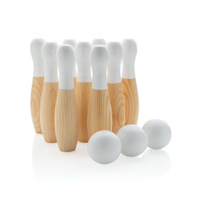 Promotional Wooden Skittles Set for Memorable Events