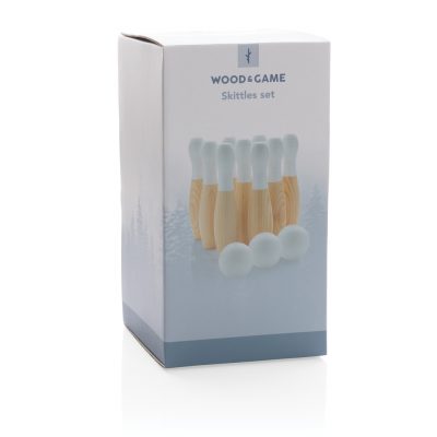 Promotional Wooden Skittles Set for Memorable Events