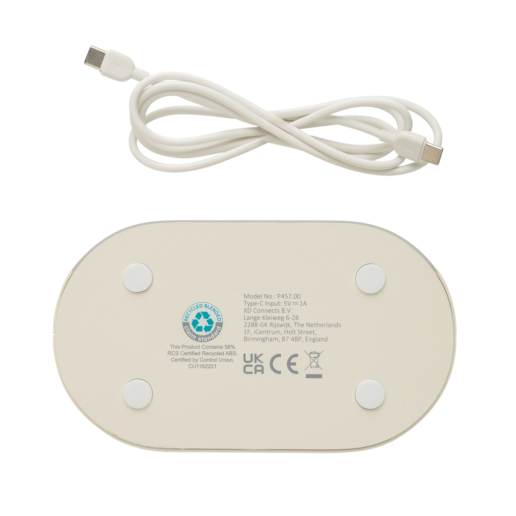 LumaRise RCS reycled plastic white noise alarm clock LumaRise RCS reycled plastic white noise alarm clock