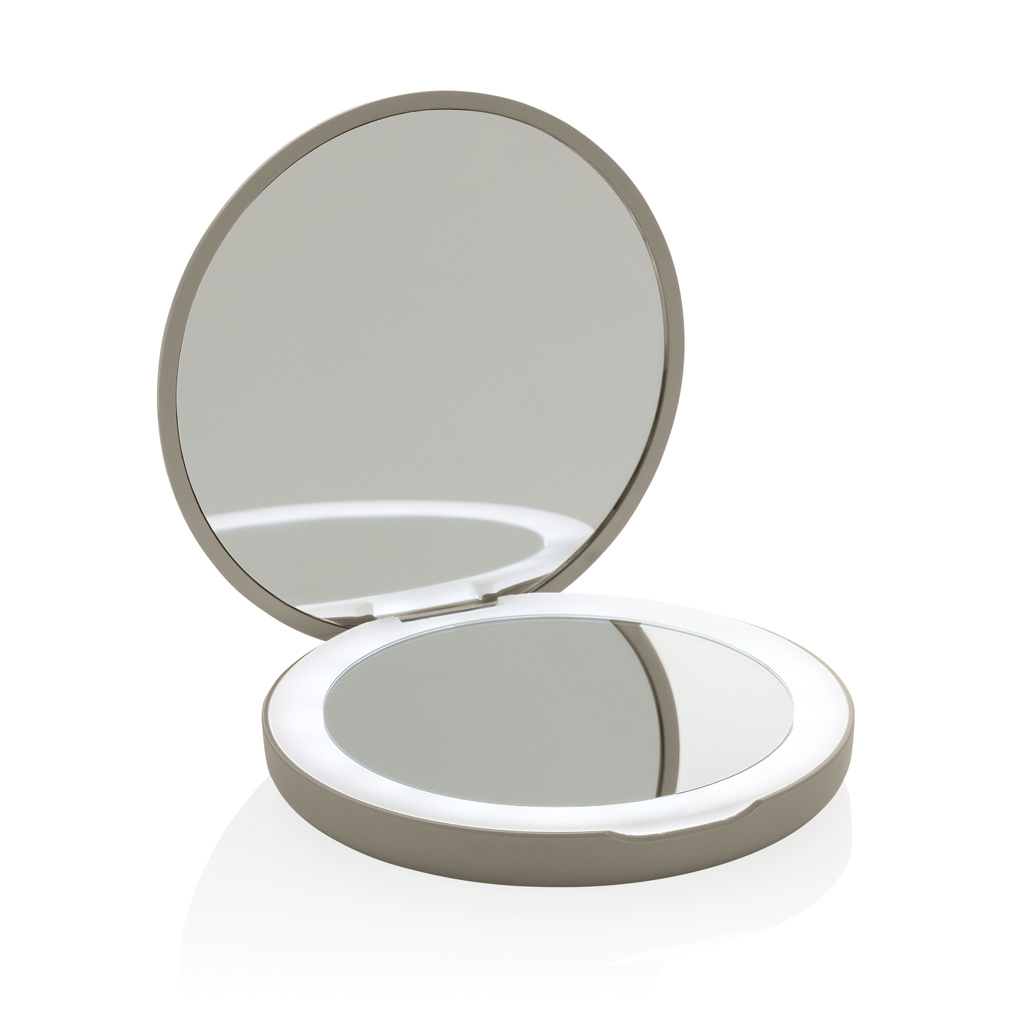 Lumora RCS recycled plastic LED re-chargeable make-up mirror Lumora RCS recycled plastic LED re-chargeable make-up mirror