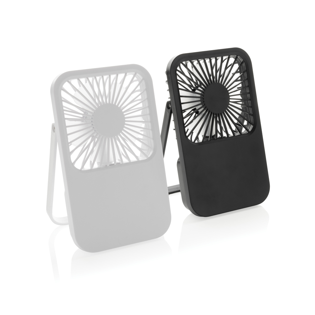Aervina RCS recycled plastic re-chargeable desk fan Aervina RCS recycled plastic re-chargeable desk fan
